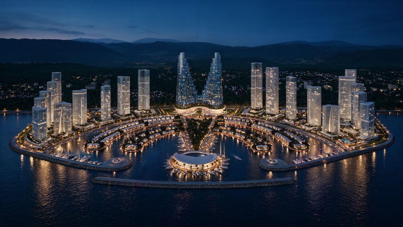 The island at night
